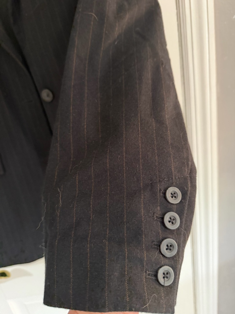 Free People Reggie Pinstripe Oversized Blazer/sz L/NWOT - Picture 5 of 8